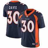 Nike Denver Broncos #30 Terrell Davis Navy Blue Alternate NFL Vapor Untouchable Limited Jersey,baseball caps,new era cap wholesale,wholesale hats